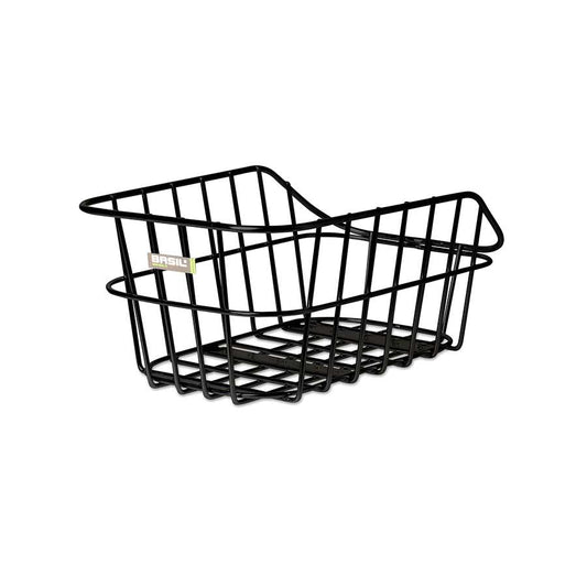 Basil Cento Alu Rear basket Matt Black