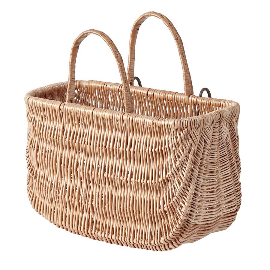 Basil Swing Basket Varnished Natural