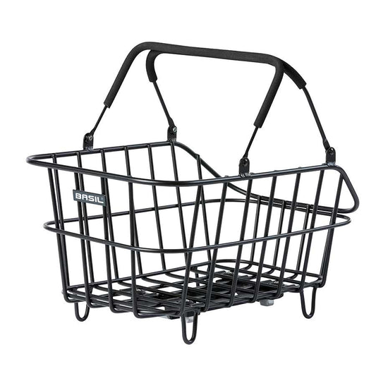 Basil Cento Alu MIK Rear basket Matt Black