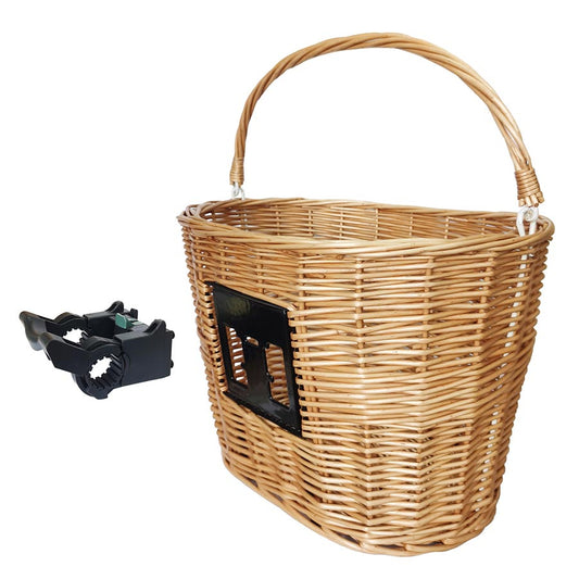 M-Wave BA-FW Clip Bar Basket Front 38x28x26.5cm Tan