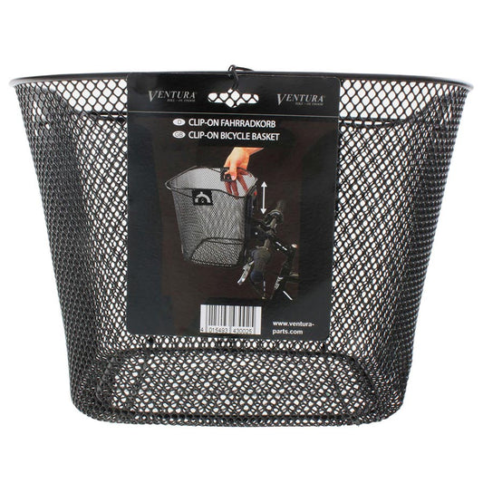 Ventura Mesh Basket Basket Front 34.5x26.5x26cm Black