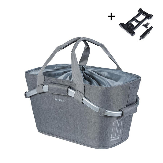 Basil 2Day Carry all Basket Rear Grey