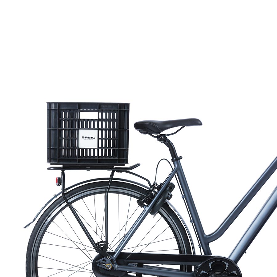 Basil Bicycle Crate M Basket Black