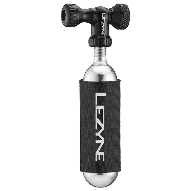 Lezyne, Control Drive CO2, CO2 Inflator, Threaded, Presta, Schrader, Black, 1x25g