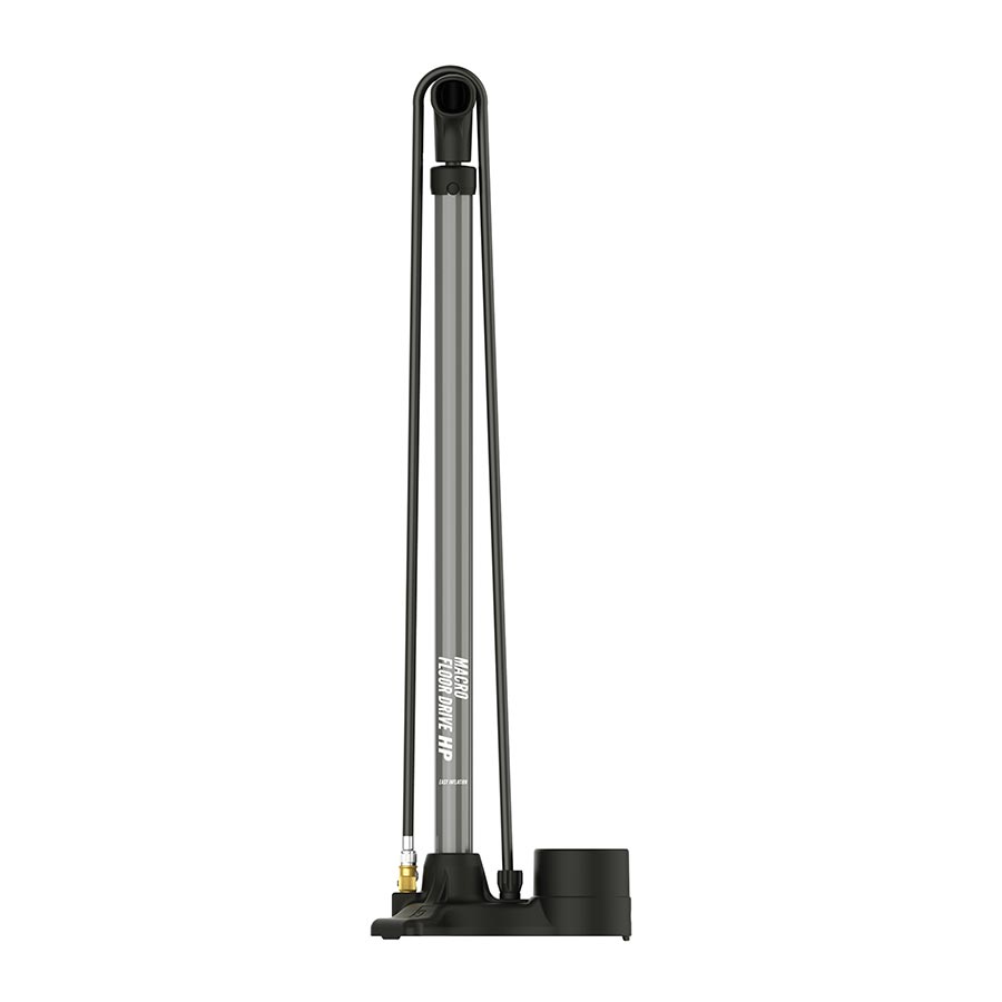 Lezyne Macro Floor Drive ABS Floor Pump - ABS Chuck 220psi Flat Grey