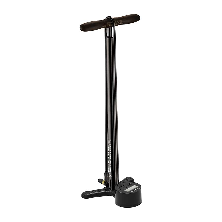 Lezyne Gravel Digital Drive Pro Floor Pump ABS-1 Pro Chuck 100PSI Black