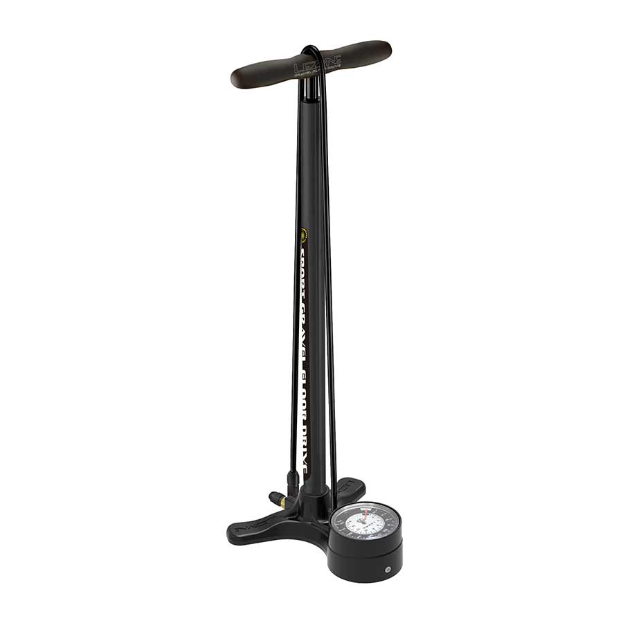 Lezyne Sport Gravel Drive Floor Pump ABS-1 Pro Chuck 100PSI Black