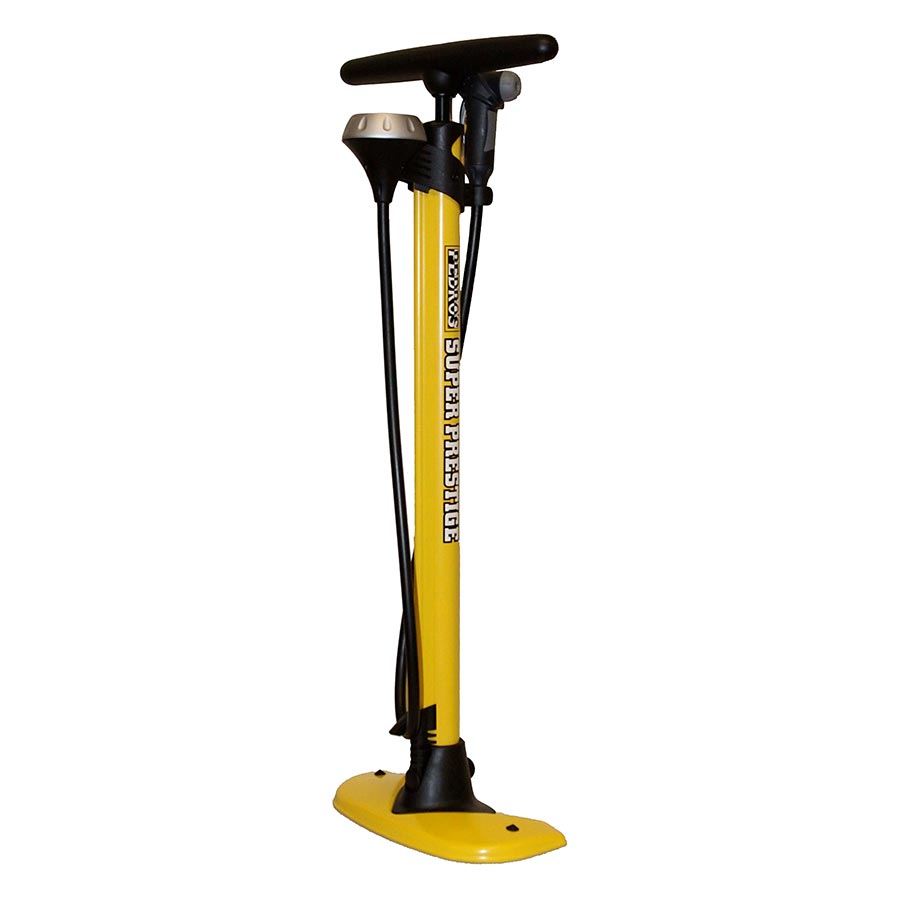 Super Prestige Floor Pump, Yellow