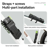 8-Section Folding Combination Bike Lock