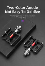 ROCKBROS Quick-Release Bike Pedals in Black (Pair)