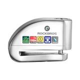 ROCKBROS Motorcycle Disc Lock Alarm Anti-theft 110db Waterproof Alloy Steel 6MM Electric device Scooter Helmet Bicycle Cable Lock