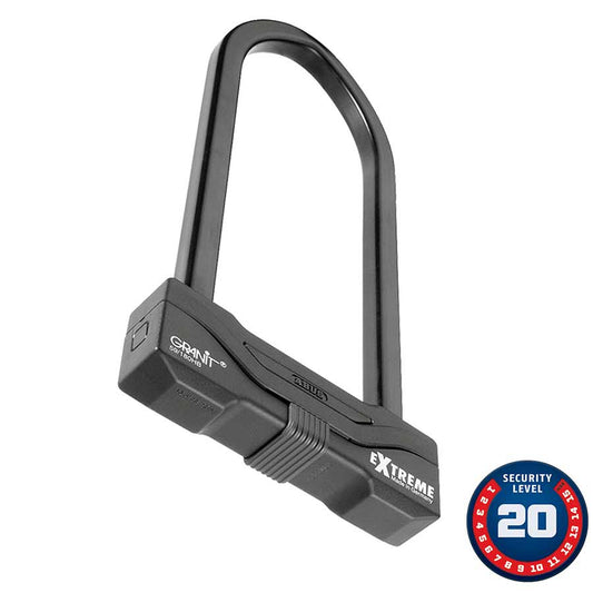 Abus Granit Extreme XPlus 59 U-Lock Key 16mm 11.1cm x 26.0cm 4.3" x 10.2" Black