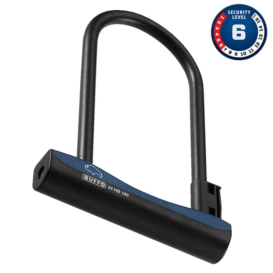 Abus Buffo U-Lock Key 12mm 18.0cm x 23.0cm 8.0" x 9.0" USH 32 Black