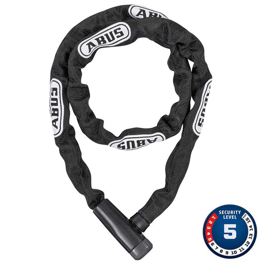 ABUS Steel-O-Chain 5805K Keyed Lock: 75/5mm Black