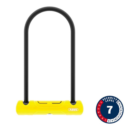 ABUS 402 U-Lock - 4.3x9" Keyed Black Includes bracket