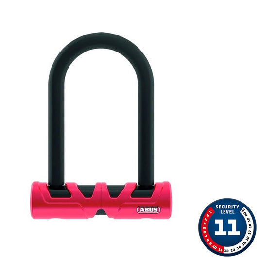 Abus Ultimate U-Lock - x 5.5" Keyed Black Includes Bracket