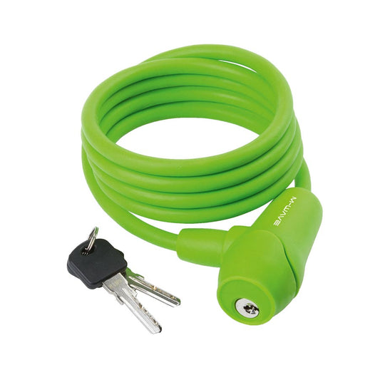 M-Wave S 8.15 S Cable lock Key 8mm 8x1500mm Green