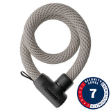 Abus, Yarnit 4004K, Chain Lock, Key, 4mm, 85cm, 2.8', Black