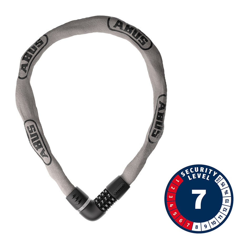 Abus, Tresor 6807C, Chain Lock, Combination, 7mm, 85cm, 2.8', Black