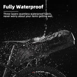 ROCKBROS Waterproof Bikepacking Saddle Bag 14L Adjustable Capacity Easy Install