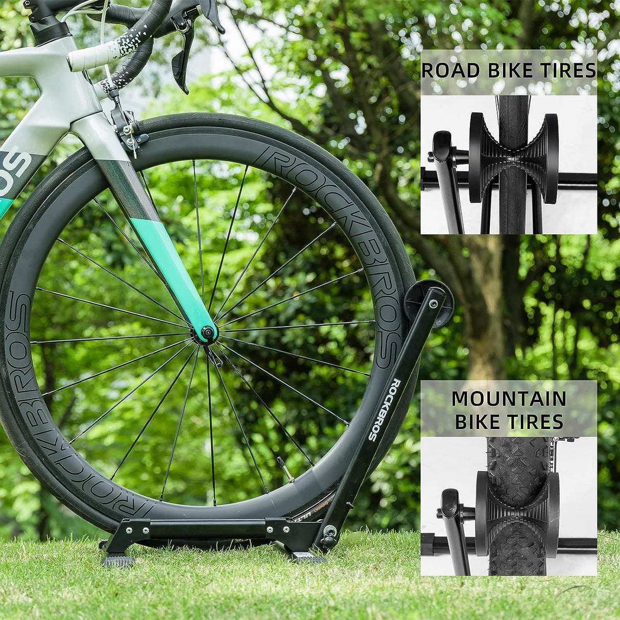 ROCKBROS Foldable Floor Stand for Garage