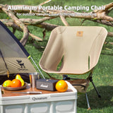 Qunature Ultra Lightweight Folding Camp Chair with Storage Bag Supports 260 lbs