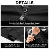 VNS Men's Cycling Jacket, Ultralight Windbreaker for Running Cycling Packable