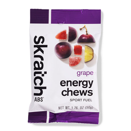 Skratch Labs, Sport Energy, Chews, Grape, 10pcs