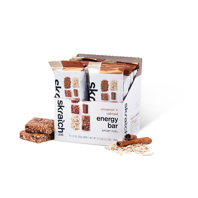 Skratch Labs, Anytime Energy, Bars, Cinnamon and Oatmeal, 12pcs