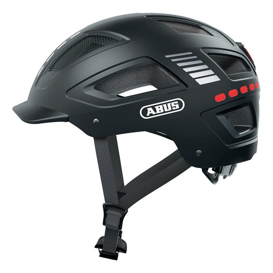 Abus Hyban 2.0 LED Helmet XL 61 - 65cm Signal Black