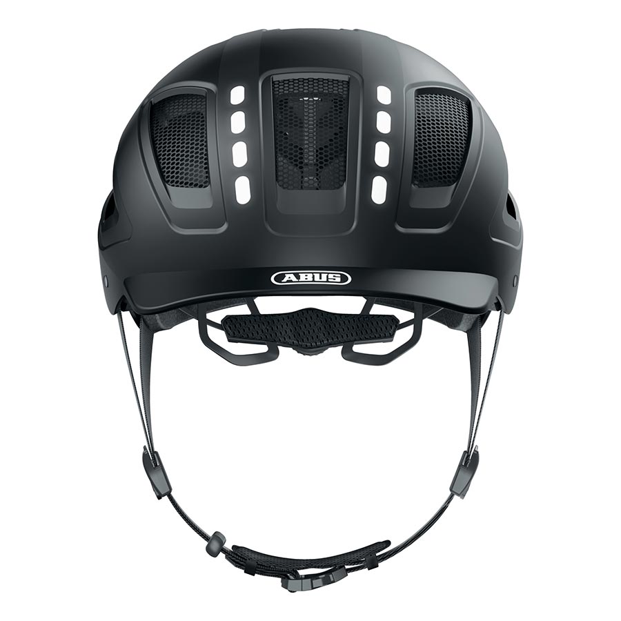 Abus Hyban 2.0 LED Helmet - Signal Black Large