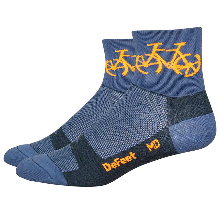 DeFeet Aireator 3" Socks Townee Charcoal M Pair