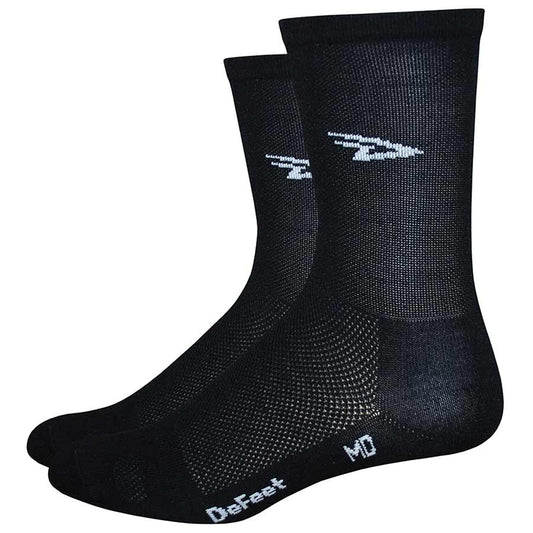 DeFeet Aireator Black D Logo Hitop MD 5" Cuff