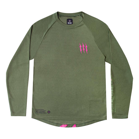 Muc-Off Riders LS Jersey Long Sleeves Men Green S