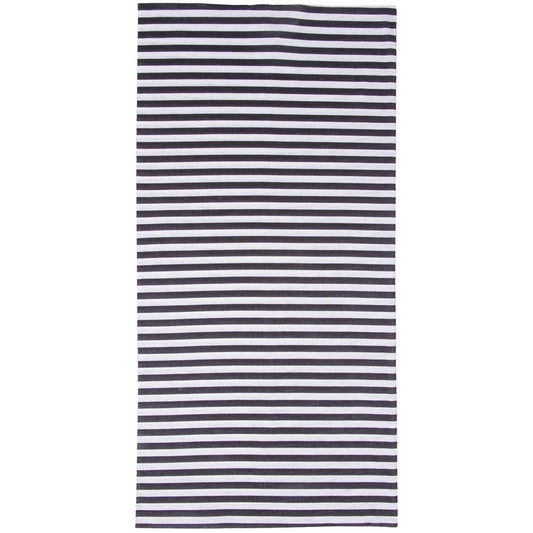 M-Wave Seamless Bandana Black/White Stripes