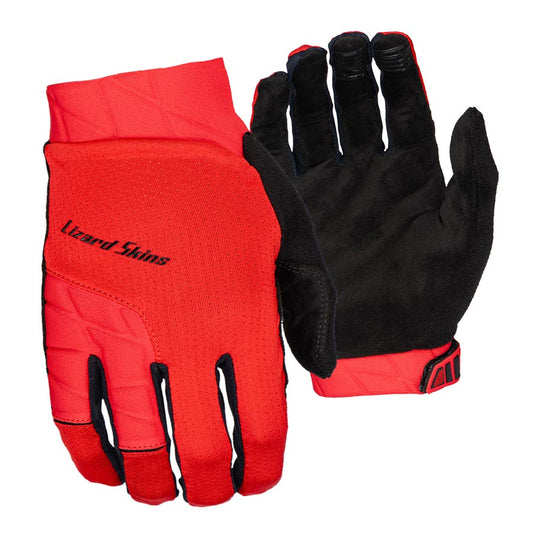 Lizard Skins Monitor Ops Full Finger Gloves Crimson Red XS Pair