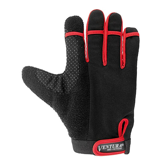 Ventura Full Finger Touch Full Finger Gloves Red L Pair