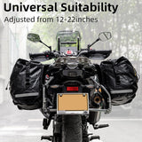 Waterproof Motorcycle Saddle Bags Durable Removable 60L(Pair)