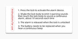 ROCKBROS Motorcycle Disc Lock Alarm Anti-theft 110db Waterproof Alloy Steel 6MM Electric device Scooter Helmet Bicycle Cable Lock