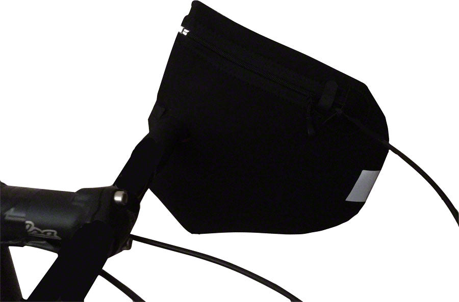 Bar Mitts Dual Position Road Pogie Handlebar Mittens Externally Routed Shimano One Size BLK