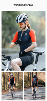 【ROAD TO SKY】by ROCKBROS Women's Short-Sleeve Cycling Jersey in Various Colours