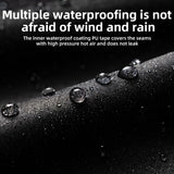 ROCKBROS Motorcycle Cycling Raincoat Hiking Outdoor Poncho Waterproof Cloak