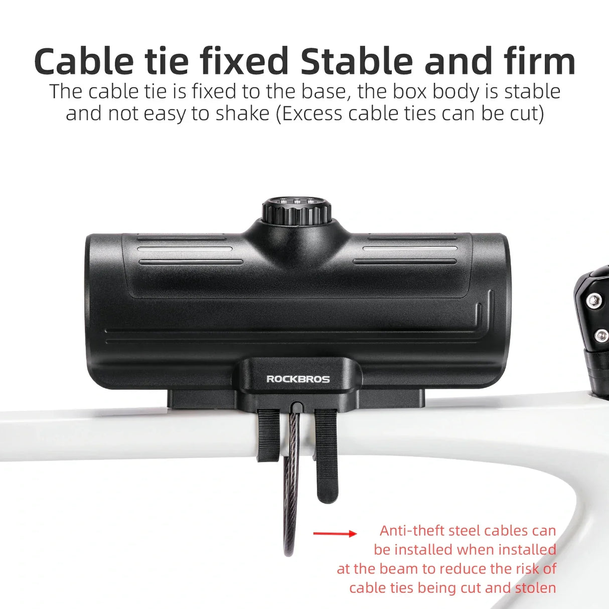 ROCKBROS Water-Resistant Bike Frame Bag with Password Lock