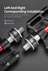 ROCKBROS Quick-Release Bike Pedals in Black (Pair)