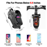 ROCKBROS Waterproof Bike Phone Mount Bag Durabl Touch-Sensitive and Spacious