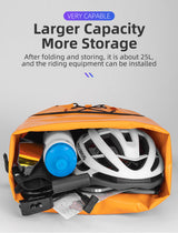 Deluxe Large Capacity Bicycle Saddlebag in Various Colours