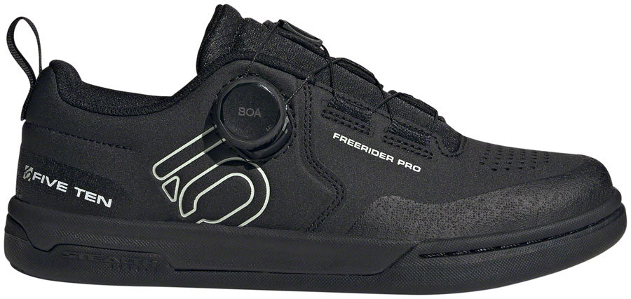 Five Ten Freerider Pro BOA Flat Shoes - Women's  Core BLK/Linen Green/FTWR White 7.5