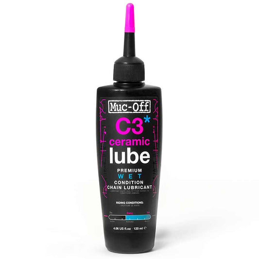 Muc-Off C3 Wet Ceramic Bike Chain Lube - 120ml Drip