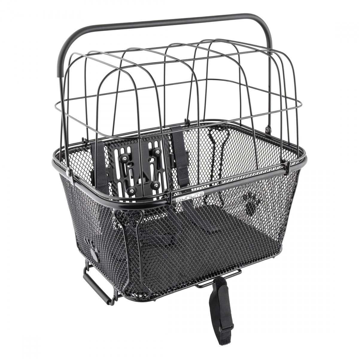 BASKET SUNLT FT/RR MESH HB/RACTOP QR BK ***PICK 2PCS: BOTTOM BASKET & TOP CAGE***