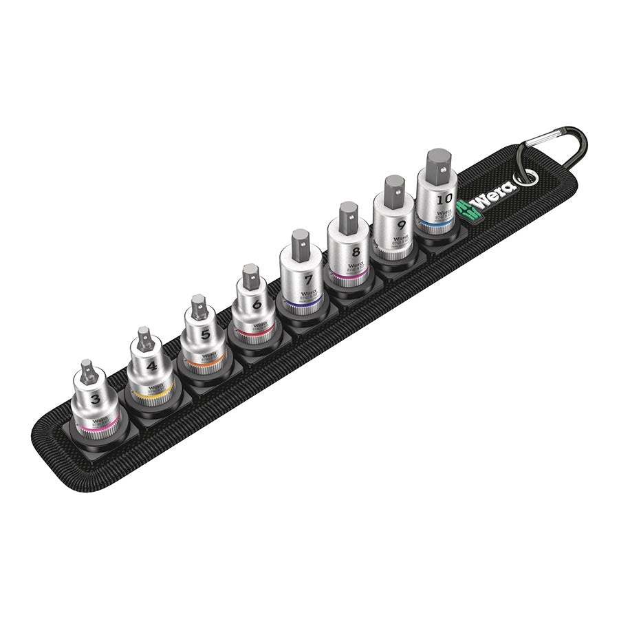 Wera Belt B 2 Zyklop In-Hex-Plus bit socket set holding function - 3/8" drive 8 pieces